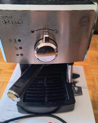 MACCHINA CAFFE' SAECO POEMIA inox