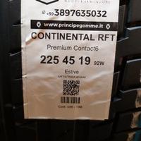 2 gomme 225 45 19 continental rft a556