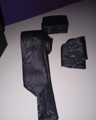 cravatta gemelli pochette 