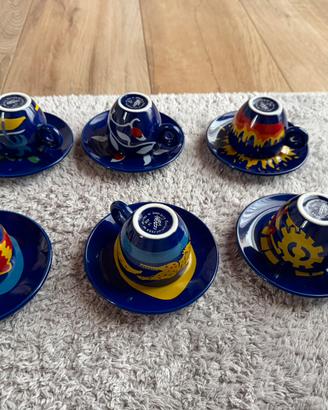 Set tazzine illy  collection luca trazzi 1994