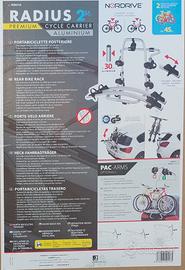 Portabici Posteriore Alu Nordrive Radius 2