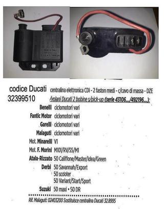 Centralina Ducati ciclomotore