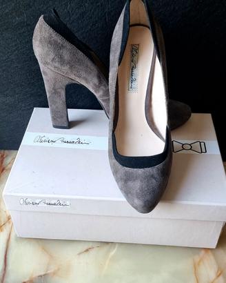 Nuove e lussuose scarpe camoscio Luciano Barachini