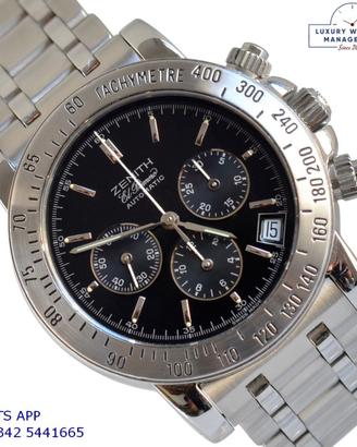 ZENITH El Primero Rainbow chronograph black dial