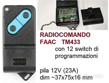 Radiocomando faac tm433