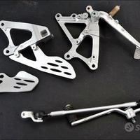 pedane pilota Yamaha YZF R1 BIG BANG 09 11