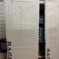 Box  doccia walk-in 80 cm con anta girevole 35 cm