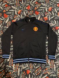 Nike Felpa Zip Manchester United Nera TG L