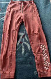 Pantalone felpato tuta Rosa Hollister tg XS