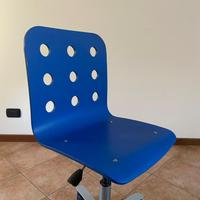 Sedia girevole in legno ikea