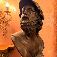 busto in bronzo che raffigura l'eroe greco Aiace