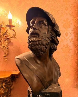 busto in bronzo che raffigura l'eroe greco Aiace