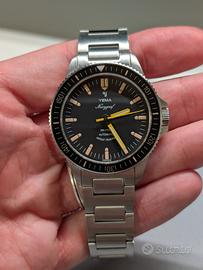 Orologio diver automatico Yema Navigraf 39mm 300m 