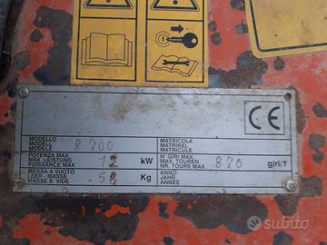  piatto rasaerba usato per motocoltivatore