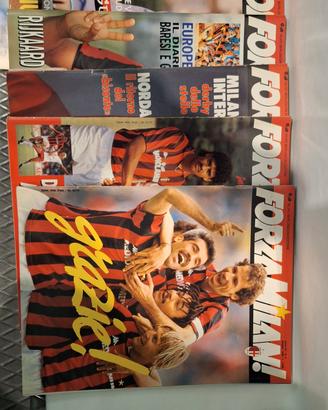 5 riviste "forza milan"
