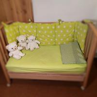 LETTO LETTINO CULLA BIMBO CON CASSETTO+ACCESSORI