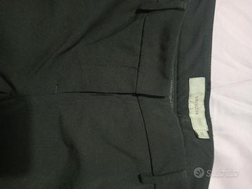 Pantaloni donna classici neri felpati 