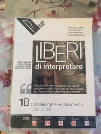 Libro "Letteratura Liberi" Di Interpretare Vol.2