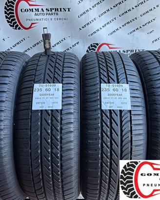 4 PNEUMATICI 235/60 R18 GOODYEAR ESTIVE 90%