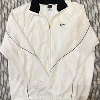 Giacca a vento Nike running uomo bianco e nero XL