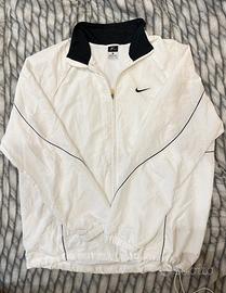Giacca a vento Nike running uomo bianco e nero XL