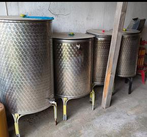 bidone inox vino