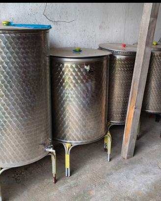 bidone inox vino