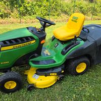 trattorino tagliaerba john deere X155R bicilindric