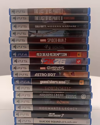 Giochi ps5/ps4 prezzo trattabile