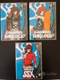 DVD film cofanetti serie TV Capitan Harlock. 