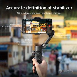 Stabilizzatore a 3 assi per smartphone pieghevole