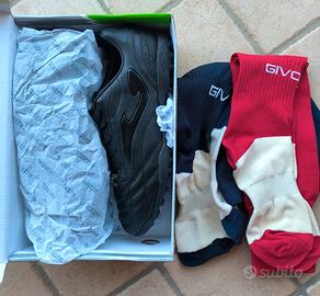 scarpe da calcio Joma misura 41 nero 