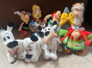 Peluche, collezione completa Asterix e Obelix