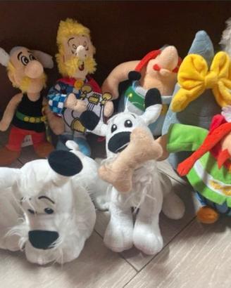 Peluche, collezione completa Asterix e Obelix