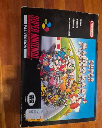 Super Mario Kart per Super Nintendo Pal ita Gig