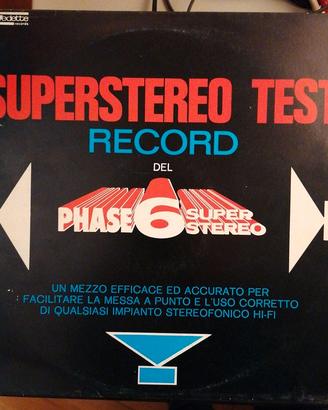 Vinile LP Phase6 SuperStereo Test Record