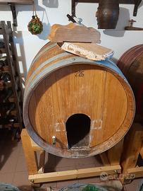Botte legno rovere per vino