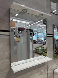 Specchio con faretti led (nuovo)