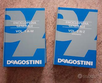 Libri due volumi enciclopedia generale  Deagostini