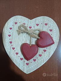 Portagioie e cornice in legno