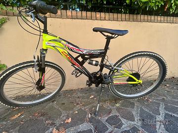 MTB Bambino 24" Casco Jump FP Bi-ammortizzata Shim
