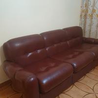 DIVANO  / LETTO  PELLE  3P