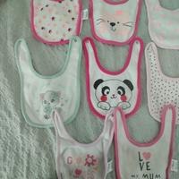 set bavaglini neonato 