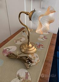 Lampada ottone per comodino o scrivania