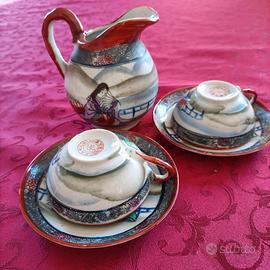 Zuccheriera lattiera antica tazzine geisha