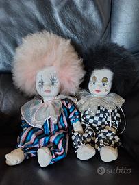 Bambole Pierrot vintage