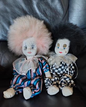 Bambole Pierrot vintage