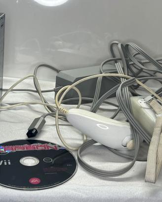 Nintendo Wii Nera RVL-001 Console + Controller Cav