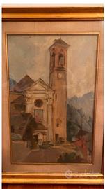 originale olio su tela firmato e datato S.A.R 61