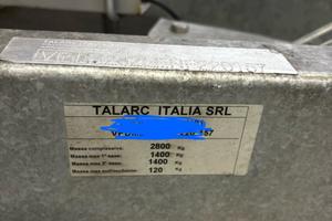 Carrello trasporto barche satellite 2800kg